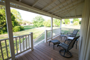 back porch of Catalpa Inn in Prospect